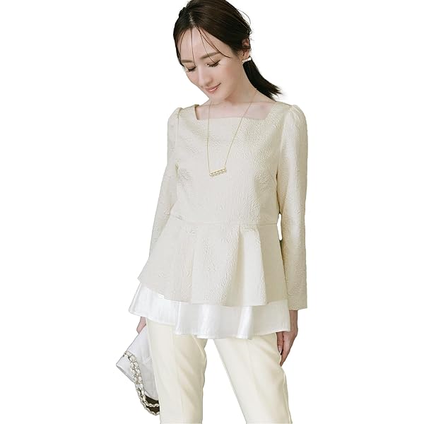 アンヌーク anuke Sheer Peplum Tops ànuke online store（アンヌーク） / Sheer Peplum TopsSheer